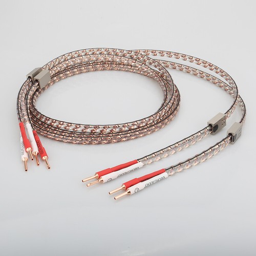 Cable de altavoz plano HIFI VIBORG de cobre HIFI audiófilo con enchufe de cobre puro para reproductor - Imagen 3 de 12