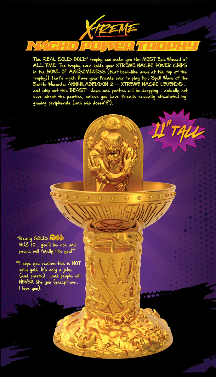 XTREME Nacho Power Trophy (for Epic Spell Wars: ANNIHILAGEDDON 2) - Picture 3 of 3