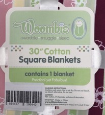 Woombie- 0 to 12 mo Striped Cotton/Spandex Swaddle Blanket Burgundy/Floral