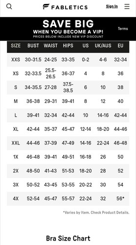 Neu mit Etikett Fabletics Brinley Sport-BH dunkelblau Größe XL 12-14 - Bild 7 von 7