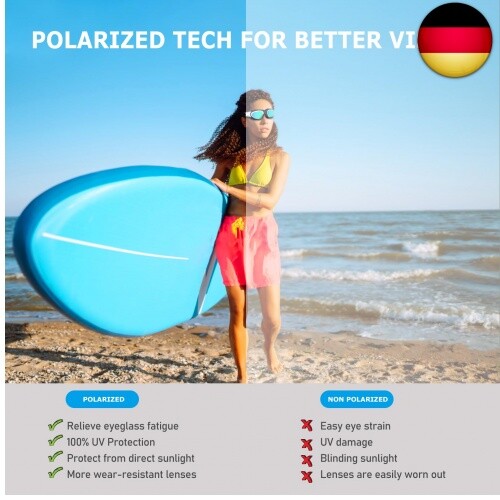 RISEOFLE Schwimmbrille für Herren/Damen, Schwimmbrille Erwachsene, UV-Schutz, - Bild 5 von 7