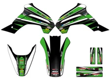 2021-2025 KLX 140 R RL VIGOR Green Senge Graphics Kit Compatible with Kawasaki