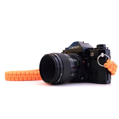 ORANGE CAMERA 48" NECK STRAP PARACORD DSLR LEICA LEICA SONY CANON FUJI NIKON - Picture 4 of 9