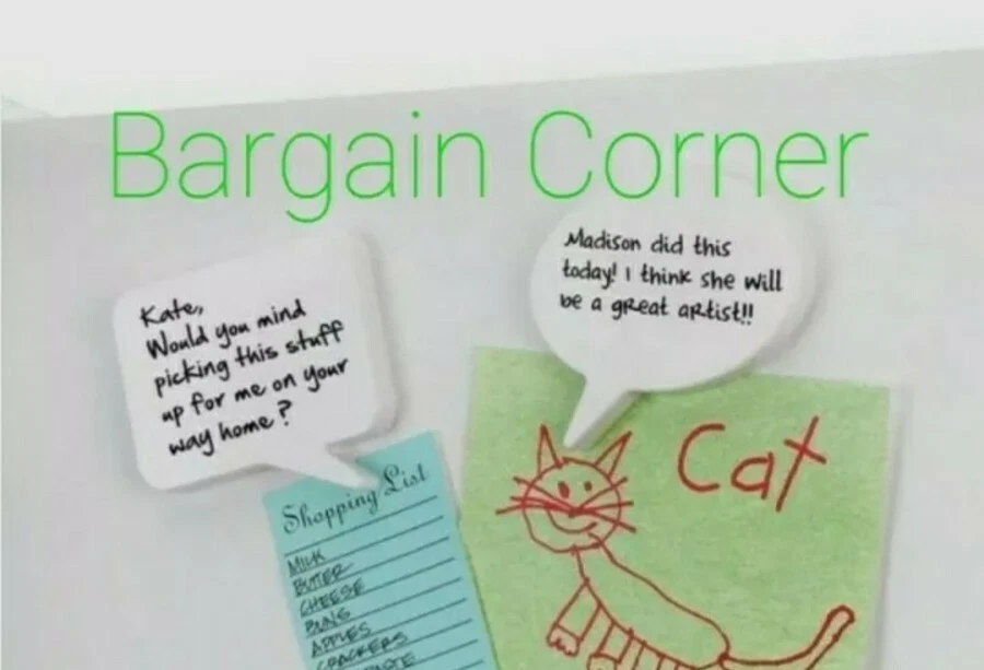 2Type Magnetic Dry Erase Fridge Magnet Note Memo Message Block Reusable With Pen - Image 4 of 4