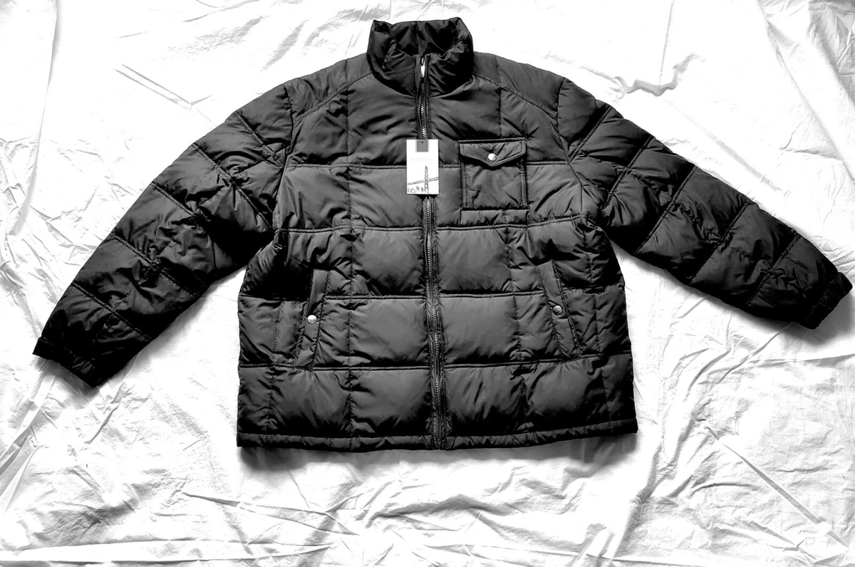 New Mens XL Black Dockers Down Puffer Jacket