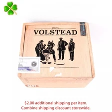 Volstead Blind Pig VO 1920 Empty Wood Cigar Box 6.25" x 5.25" x 4.25"