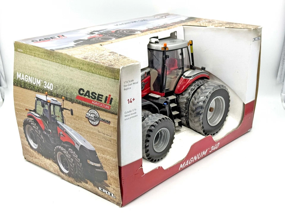 Tractor Case IH Magnum 340 1/16 con capó plateado, 25 aniversario Foto 2 de 3