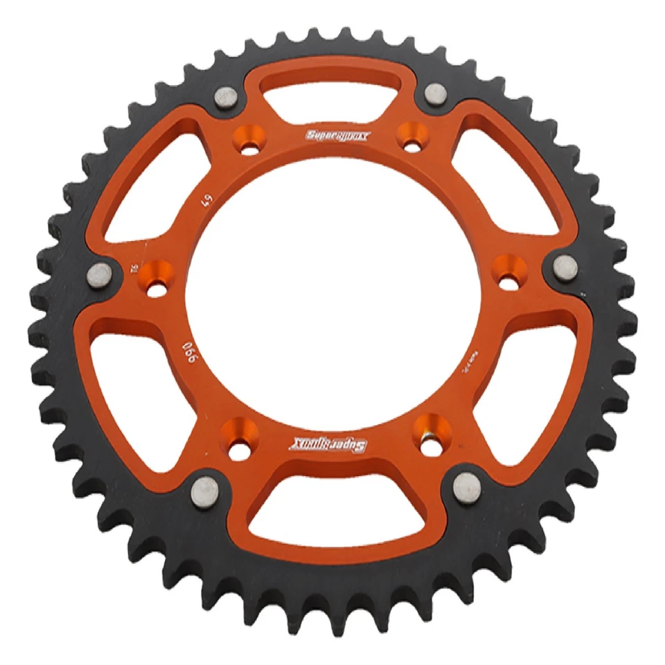 Orange Stealth Sprocket For Husaberg 701 Supermoto 2018; RST-990-49-ORG - Image 3 of 4
