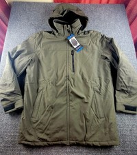 Weatherproof Men's Stretch Tech Zip Jacket - Large - Army Green