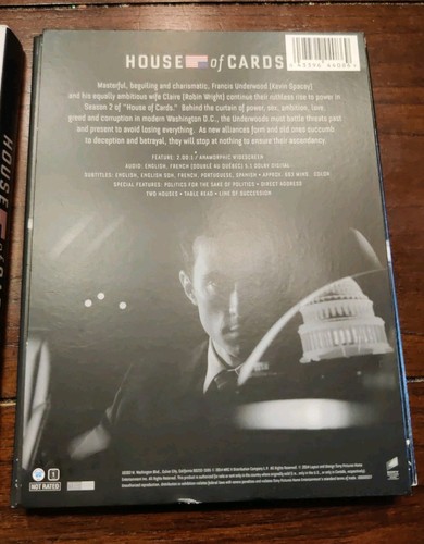 House of Cards - Staffel 1 & 2 (DVD, Netflix Political Series) - Bild 3 von 5