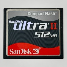 SanDisk Ultra II 512MB CF Compact Flash Camera Memory Card