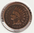 US Rare Old West 1905 Indian Head Penny Coin American Collection Shield Cent USA