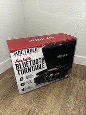 Victrolla Portable Bluetooth Turntable Used Excellent Condition