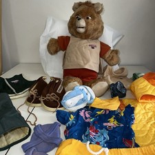 Teddy Ruxpin Story Teddy Bear  1st Gen  1985 Non Working Parts / Repair Only