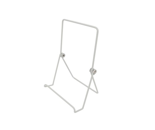 Weiße Draht Staffelei für Tischplatte mit 1,2 Zoll Lippe, breite Basis, 5-5/8 x 8-3/4 - Bild 1 von 8