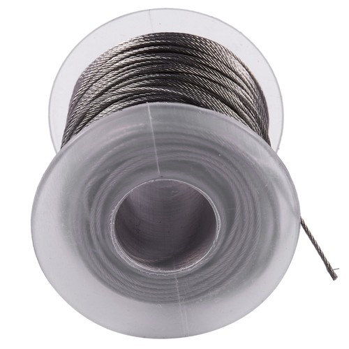 Levage de levage 7x7 1mm Dia en acier inoxydable flexible fil Corde 177Ft Q7P7 - Afbeelding 8 van 8
