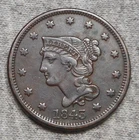 Photo of a 1843-P Large Cent from an eBay listing that sold on Jul 16, 2026