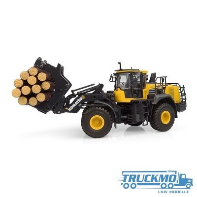 Universal Hobbies Komatsu WA475-10 Tool linkage with log grapple 8165