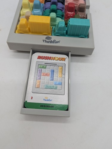 ThinkFun Rush Hour Traffic Jam Strategy Puzzle Logic Game Travel Bag - Picture 5 of 5