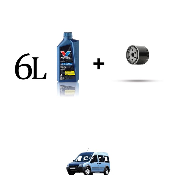 ÖLfilter Kit Und 6L FüR Ford Tourneo Connect 1.8 Tdci 81KW 2006-image