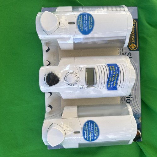 Brandneu Silber Better Living Duschstation Spender mit AM/FM Radio & Uhr - Bild 2 von 7