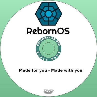 Latest New Release Reborn Linux Multi-Desktop OS Operating System for PC on DVD