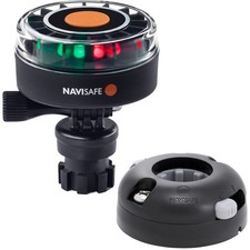 Navisafe Navilight 2NM Tricolor w/Navimount Base/Horizontal Mount Black 340KIT7