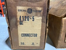 10x GE GE4126-5 Small Straight Blade Connectors 20A 125/250V, NOS