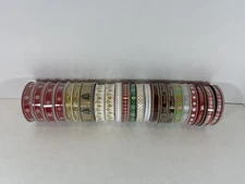 Lot Of 23 Fancy Christmas Ribbon- Celebrate It & Other Brands *ALL NEW*