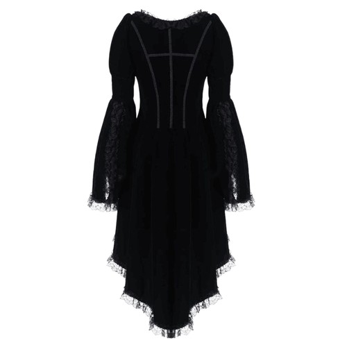 Plus Size Ladies Halloween Tailcoat Jacket Gothic Steampunk Victorian Costume - Bild 7 von 25