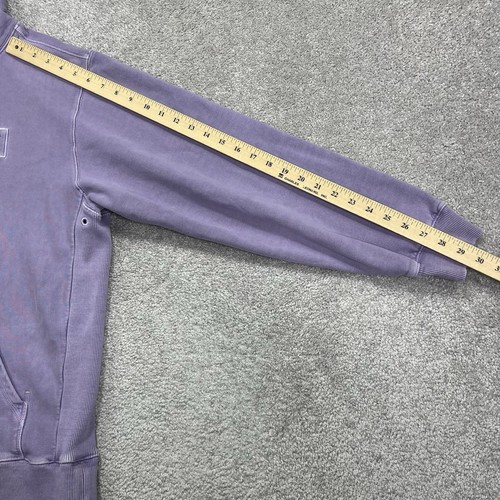 Teddy Fresh Hoodie Womens Large Purple Lavender Pullover Sweatshirt Oversized - Picture 14 of 20