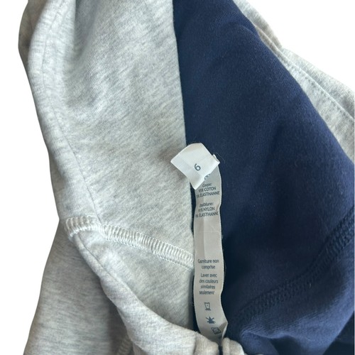 Lululemon On the Daily Hoodie durchgehender Reißverschluss meliert grau pfirsich Größe 6 - Bild 9 von 9