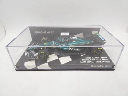 Aston Martin AMR25 Lance Stroll #18 China GP 2025 Aramco Minichamps 1/43 F1 - Imagen 3 de 3