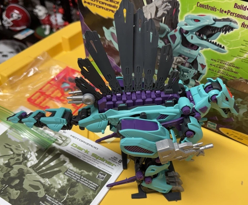 2001 Hasbro ZOIDS Dark Spiner #60 1:72 Scale Model w/ Motor Dinosaur Works - Image 4 of 4