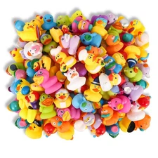 Rubber Ducks Bath Toy Set - Fun Floaters for Kids Pools, Beaches, and Parties