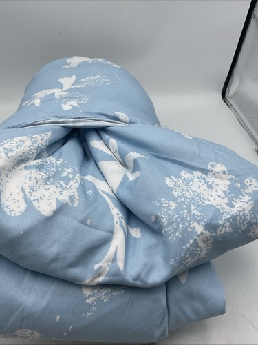 Duvet Cover Set King Size Blue Floral 3 items - Picture 5 of 5