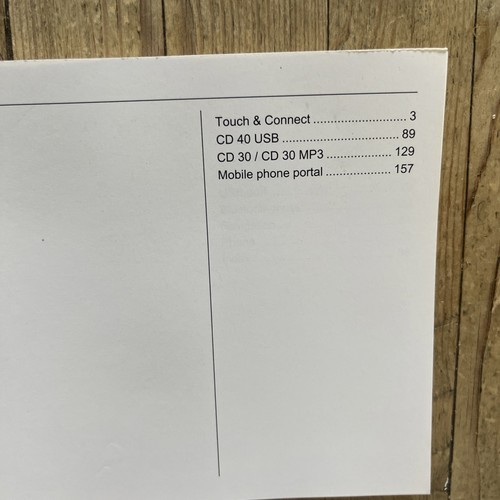 10-14 VAUXHALL CORSA OWNERS HANDBOOK MANUAL & NAVIGATION & WALLET 2013 Ref19154 - Picture 20 of 24