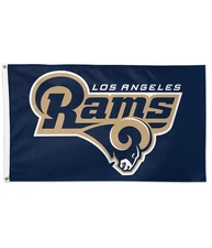 WinCraft Unisex LA Rams Flag Souvenir, Blue