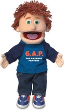 14 God Answers Prayers, Peach Boy, Christian Ministry Hand Puppet