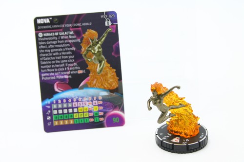 Marvel HeroClix Iconix: Nova mit Karte (#MVX-029, Out of Box) - Bild 1 von 3