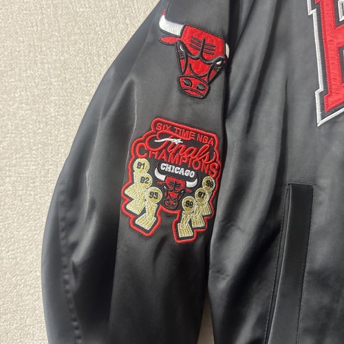 NBA CHICAGO BULLS JACKET PatchDreamBomber Varsity PROSTANDRD Luxery Medium NWT - Picture 3 of 14