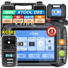 XTOOL D8S KC501 OBD2 Diagnostic Tool Bidirectional Car Scanner Key Programming