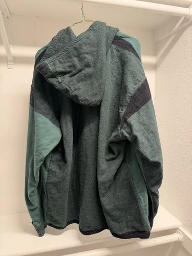 Vermont Flannel Company Men's XXL Hooded Flannel Zip Up Jacket - Evergreen Color image 5