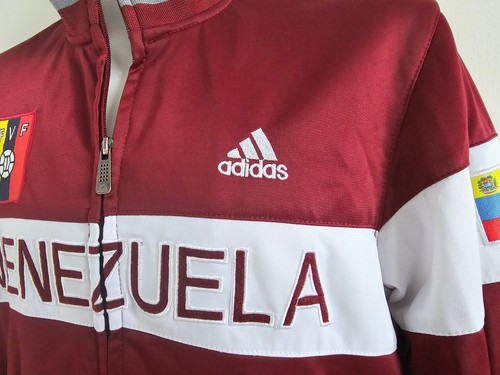 Adidas Venezuela Soccer Futbol Jacket FVF Embroidered Logo National Flag Size: S - Picture 8 of 12