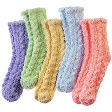 Women Fuzzy Slipper Socks Fluffy Cozy Comfy Cabin Plush Warm Thermal Winter S...