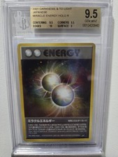 2001 Pokemon Neo 4: Darkness and To Light Miracle Energy Japanese Holo BGS 9.5