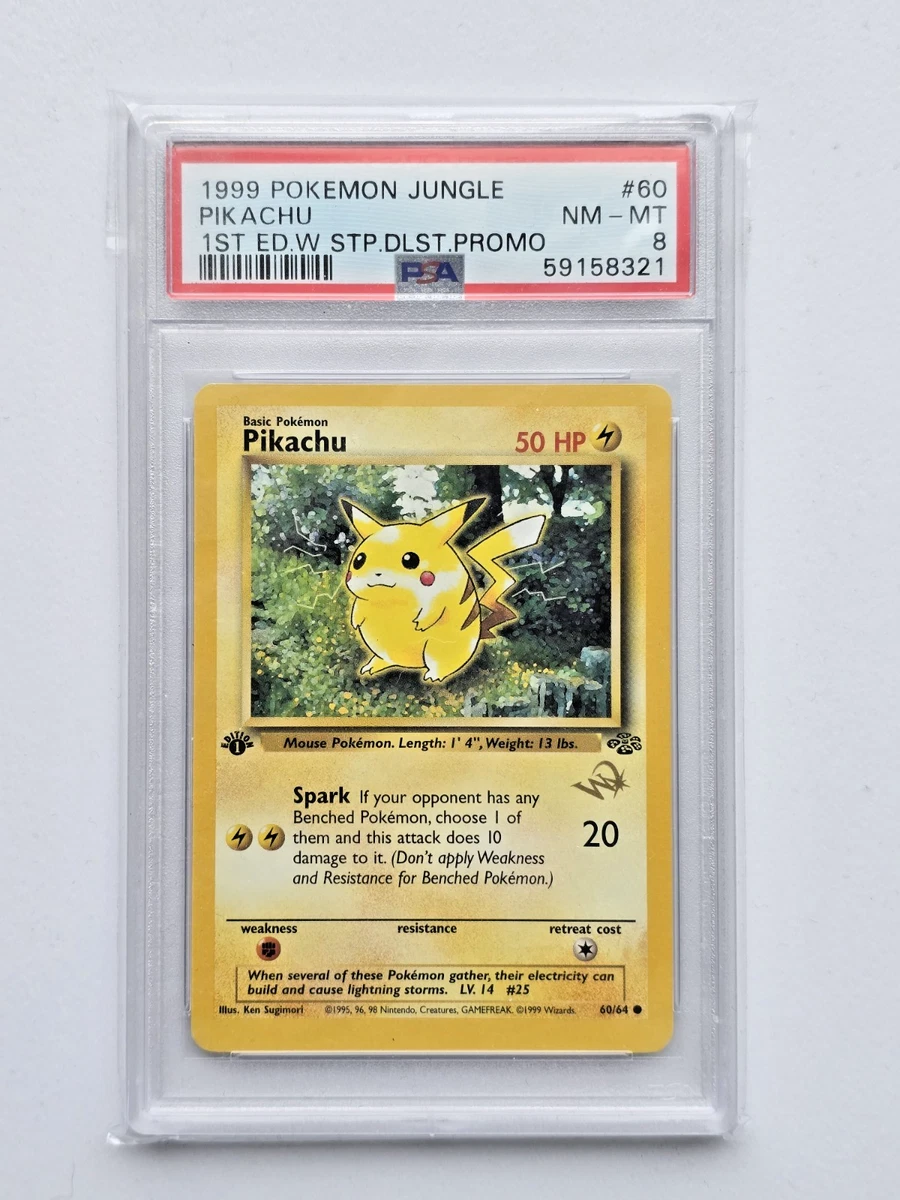 Pikachu Pokémon TCG Grade 9 Jungle Individual Collectible Card
