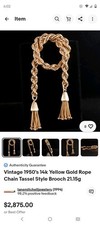 Vintage Tassel Wired Rope Cord