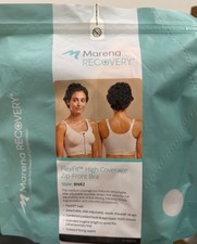 Marena Recovery Flexfit High Coverage Zip-Front BRA Style: BNRZ Beige