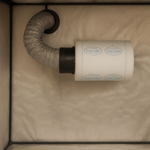Filtro de carbón activo Can-Lite Grow AKF ventilador de tubo Grow cultivo ventilación interior olor - Imagen 3 de 100